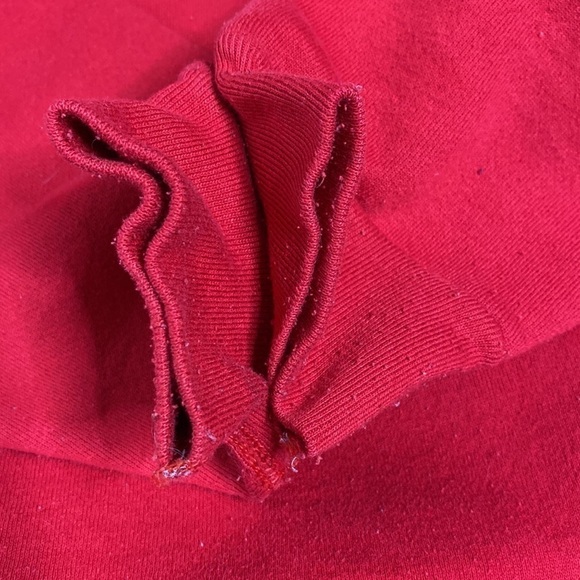 Discus Athletic Red Raglan Sleeve Crewneck Sweatshirt XL - Picture 6 of 7